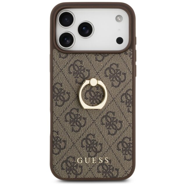 Case Guess 4G Ring Stand for iPhone 17 Pro Max brown - imagine 3