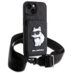 Karl Lagerfeld KLHCP14SCSAKHPCK iPhone 14 / 15 / 13 6.1" hardcase black Crossbody Saffiano Mon - imagine 3