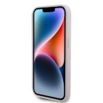 Guess GUHCP15LP4TDPP iPhone 15 Pro 6.1" pink hardcase Leather 4G Triangle Strass - imagine 5