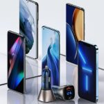 USAMS car charger C29 45W 2xUSB-A Fast Charge light gold CC154CC01 (US-CC154) - imagine 2