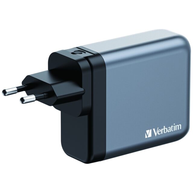 Verbatim GaN 140W Wall Charger 3xUSB-C/USB-A + EU/UK/US Adapter GNC-140 32203 - imagine 3