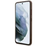 Guess GUHCS24MG4GLBR S24+ S926 brown hardcase 4G Stripe Collection - imagine 5