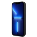 Guess GUHMP13LSPLK iPhone 13 Pro / 13 6,1" black hard case Silicone Logo Plate MagSafe - imagine 5