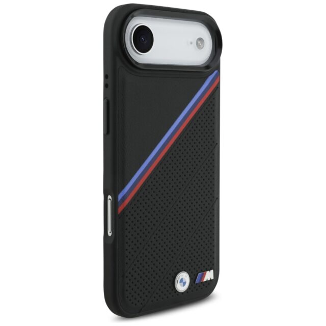 BMW M Tricolor Metal Logo MagSafe Case for iPhone Air Black - imagine 4