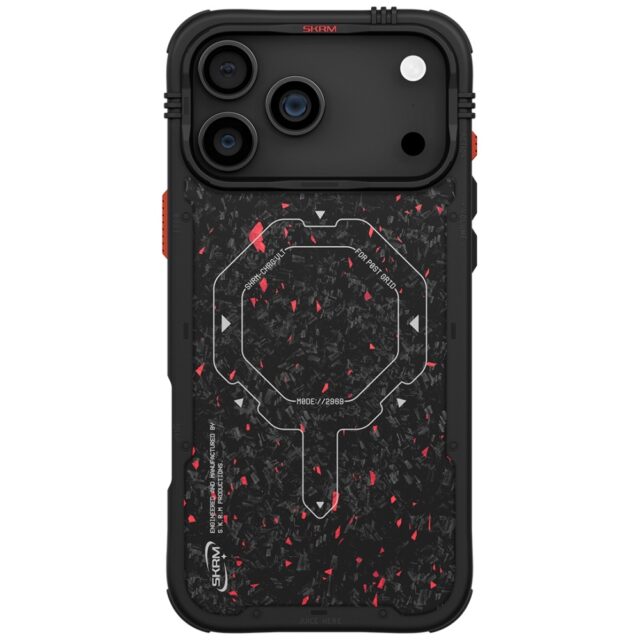Skinarma Vektor Case for iPhone 17 Pro Max Magnetic Charging Black - imagine 3