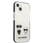 Karl Lagerfeld KLHCP13MTPEKCW iPhone 13/ 14 / 15 6,1" hardcase white Karl&Choupette - imagine 4
