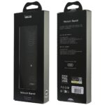 Strap Audi Geometric Pattern Silicone Watch Strap for Apple Watch 40/41/42mm black - imagine 4