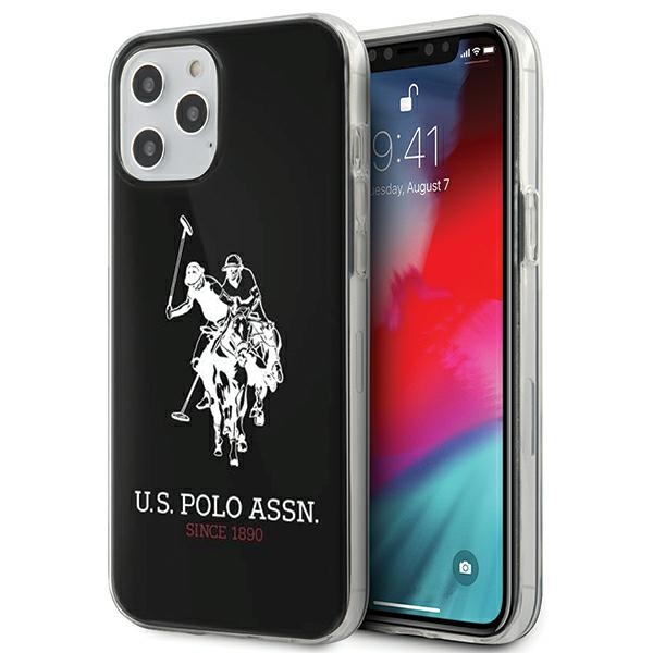 cps-fbfb085143a37d757c94d73976abb766-2025-12-07-08-03-50 US Polo USHCP12MTPUHRBK iPhone 12/12 Pro 6,1" black Shiny Big Logo - imagine 1