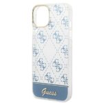 Guess GUHCP14SHG4MHB iPhone 14 / 15 / 13 6.1" blue hardcase 4G Pattern Script - imagine 6