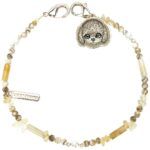 Bag charm handstrap Nimmy     Magnetic fashion brown