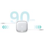 USAMS 3in1 retractable cable with boxMicroUSB/USB-C/Lightning 60W steel/tarnish SJ650USB01 - imagine 6