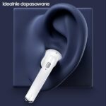 USAMS Słuchawki Bluetooth 5.0 TWS SYseries SY02 bezprzewodowe biały/white BHUSY01 - imagine 10