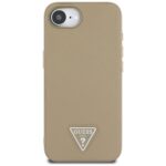 Case Guess Grained Triangle MagSafe for iPhone 16e brown - imagine 3