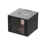Extralink Premium 9U 600x600 Black | Rack cabinet | tool-free mounting, wall-mounted - imagine 2