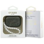 Case Guess Glitter Pearl Strap for  AirPods Pro 3 khaki - imagine 4