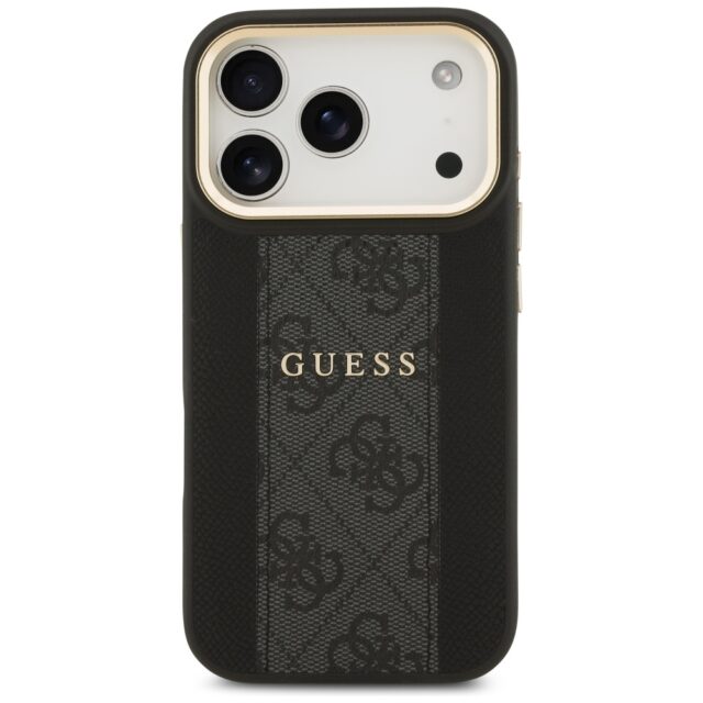 Case Guess 4G Stripe MagSafe for iPhone 17 Pro black - imagine 3