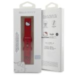 Hello Kitty Universal Strap HKUWMSCHBLR Silicone Kitty Head red 20mm - imagine 4