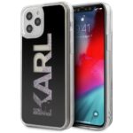 Karl Lagerfeld KLHCP12LKLMLBK iPhone 12 Pro Max 6,7" black hardcase Karl Logo Glitter