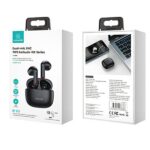 USAMS Bluetooth 5.2 TWS NX10 Series dual mic wireless earphones black BHUNX01 - imagine 9