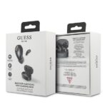 Guess Bluetooth Headphones GUTWSJL4GBKTWS + Docking Station Black 4G - imagine 2