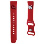 Hello Kitty Universal Strap HKUWMSCHBLR Silicone Kitty Head red 20mm - imagine 3