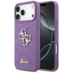 Case Guess Fixed Glitter Big 4G for iPhone 17 Pro Max lilac