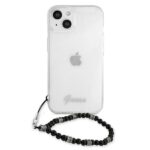 Guess GUHCP13MKPSBK iPhone 13 / 14 /15 6,1" Transparent hardcase Black Pearl - imagine 3