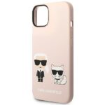 Karl Lagerfeld KLHMP14SSSKCI iPhone 14/ 15 / 13 6,1" hardcase light pink Silicone Karl & - imagine 6