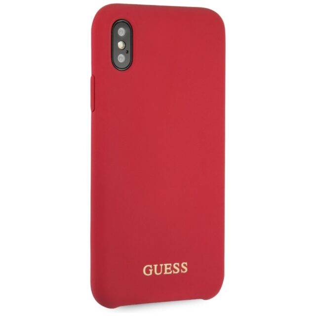 Guess GUHCPXLSGLRE iPhone X/Xs red hard case Silicone - imagine 4