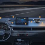 AWEI magnetic car holder X 20 For cockpit metal gray - imagine 4