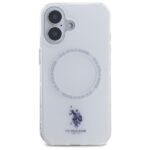 US Polo USHMP16SHOCLDPW iPhone 16 6.1" white IML Ring MagSafe - imagine 3