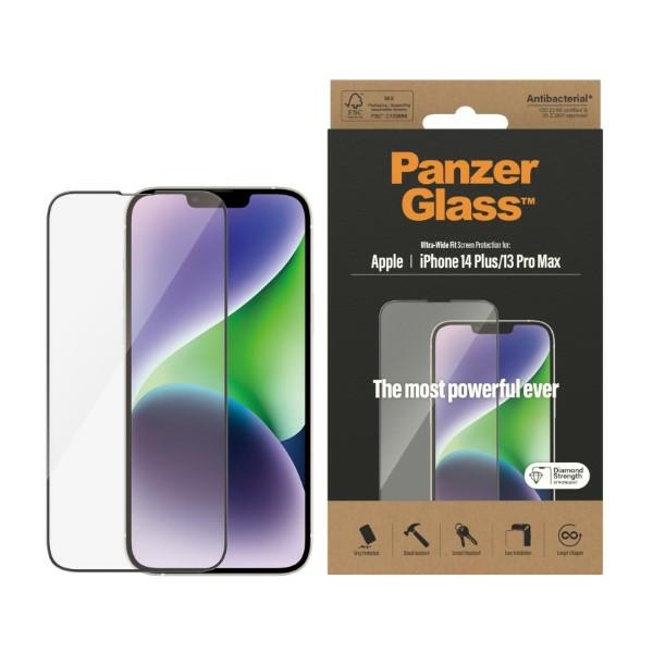 cps-fca502c3015568629634c2e92c78189d-2025-12-07-01-25-53 PanzerGlass Ultra-Wide Fit iPhone 14Plus / 13 Pro Max 6,7" Screen Protection Antibacterial 2773 - imagine 1