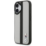 Case BMW M Perforated Stripe Logo MagSafe for iPhone 17 gray - imagine 2