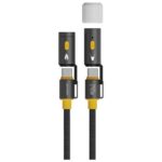 Kabel USB-C 4smarts Explorer 3w1 240W    1.5m czarny