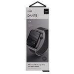 UNIQ Dante Strap Apple Watch Series 1/2/3/4/5/6/7/8/SE/SE2/SE3 38/40/41mm Stainless Steel graphite - imagine 2