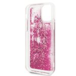 Karl Lagerfeld KLHCN58ROPI iPhone 11 Pro rosegold hard case Glitter - imagine 4