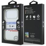 BMW M Silicon Horizontal Line MagSafe Case for iPhone 17 Pro White - imagine 8