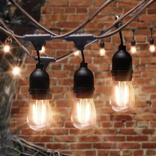 Extralink Garden Garland, 20m Fairy Light Chain with 20 Bulbs - imagine 5