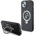 Karl Lagerfeld KLHMP15MHMRSKCK iPhone 15 Plus / 14 Plus 6.7" black hardcase Ring Stand Karl&Cho