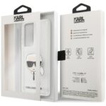 Karl Lagerfeld KLHCS21LKTR S21 Ultra G998 hardcase Transparent Karl`s Head - imagine 8