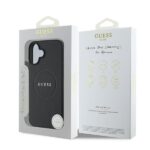 Guess GUHMP16MPGHSMMK iPhone 16 Plus 6.7" black hardcase Grained Ring MagSafe - imagine 8