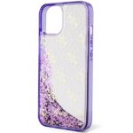 Guess GUHCP14SLC4PSGU iPhone 14 / 15 / 13 6.1" purple hardcase Liquid Glitter 4G Transculen - imagine 6