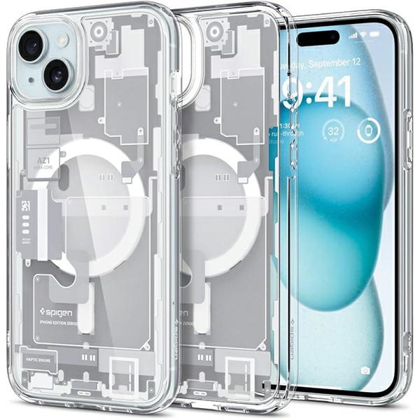 cps-fd58378900a3f2a8e9a8e171a1dad8d6-2025-12-07-03-55-15 Spigen Ultra Hybrid MAG iPhone 15 Plus /14 Plus 6.7" Magsafe zero one white ACS07035 - imagine 1