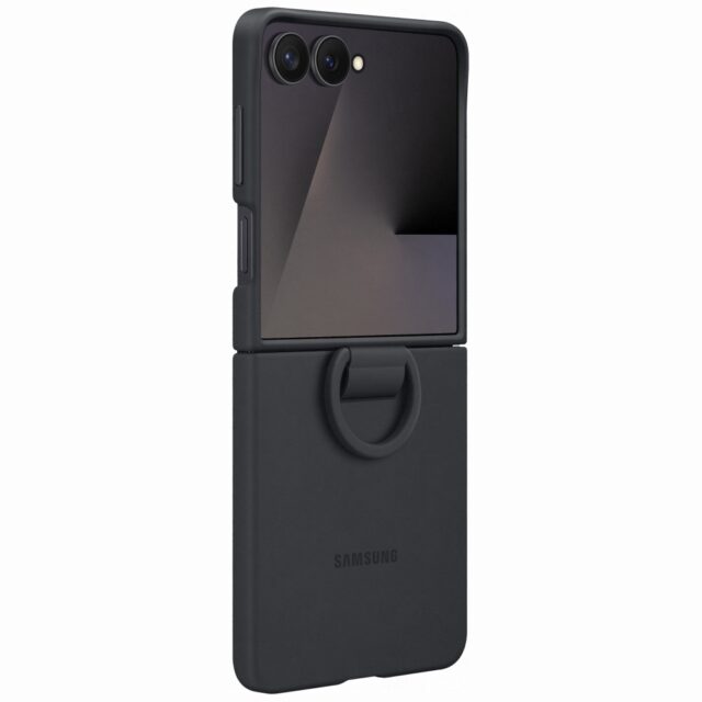 Case Samsung Ring Case for Galaxy Z Flip7 black - imagine 2