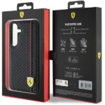 Ferrari FEHCS24SN3DUR S24 S921 black hardcase Carbon Printed Line - imagine 8