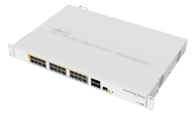 MikroTik CRS328-24P-4S+RM | Switch | 24x RJ45 1000Mb/s, 4x SFP+ - imagine 2