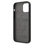 Karl Lagerfeld KLHCP12SSLFKBK iPhone 12 mini 5,4" hardcase black Silicone Iconic - imagine 7