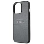 Guess GUHCP13LPSASBGR iPhone 13 Pro / 13 6,1" grey Saffiano Strap - imagine 6