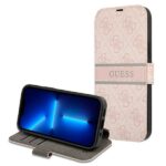 Guess GUBKP13S4GDPI iPhone 13 mini 5,4" pink book 4G Stripe - imagine 6