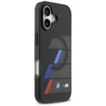 BMW M IML Metal Buttons Tricolor Lines MagSafe Case for iPhone 17 Black - imagine 4